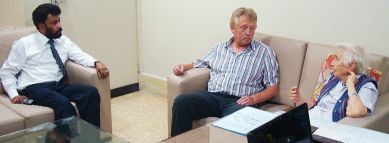 Ernst Hisch im Gespräch mit Dr. Ruth Pfau