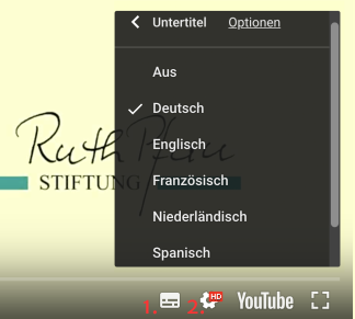 Activating and selecting subtitles